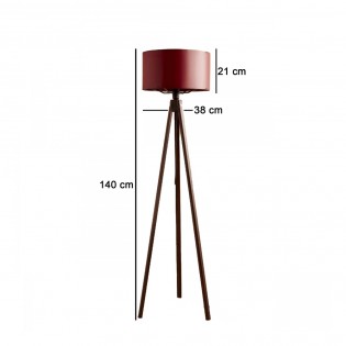 Tripod floor lamp Dorio Black