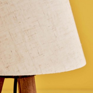 Bedside Table Lamp Yago Cream