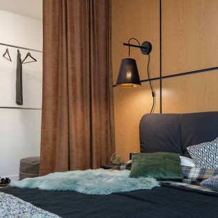 Aplique de pared Burdan