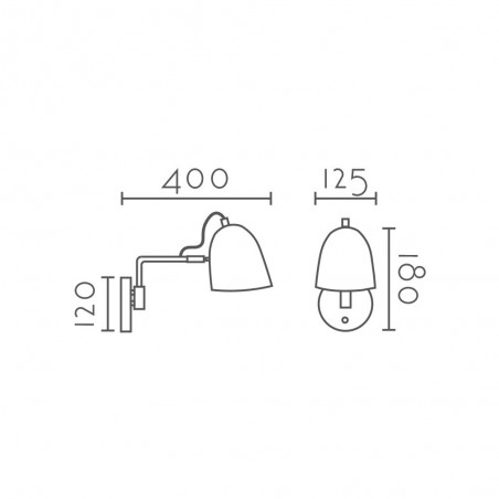 Wall lamp Darena