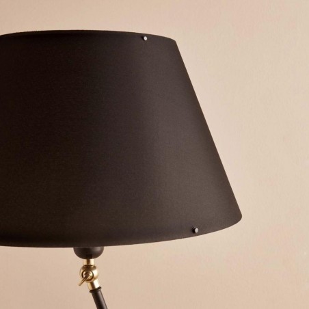 Lámpara de pie orientable Tesira Negro