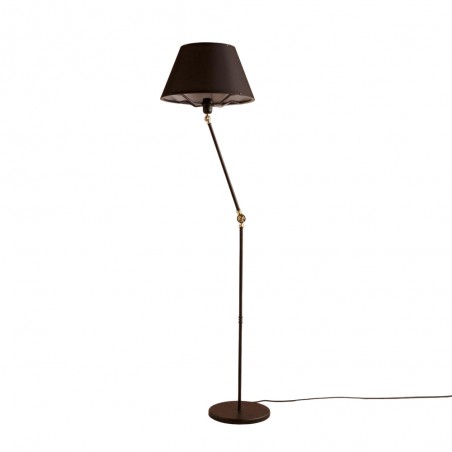 Lámpara de pie orientable Tesira Negro