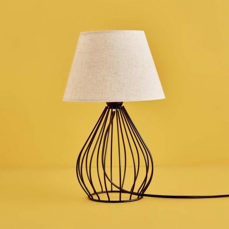 Lámpara de mesa Adelia Crema