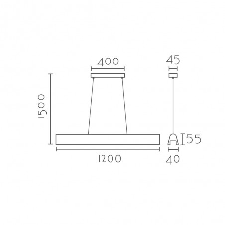 Pendant lamp LED Tirana (18W) II