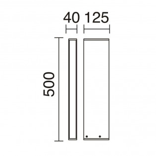 Outdoor LED Bollard Lamp Turret (10W)