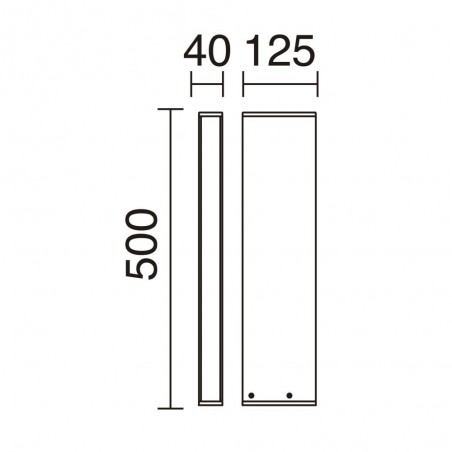 Baliza de exterior LED Turret (10W)