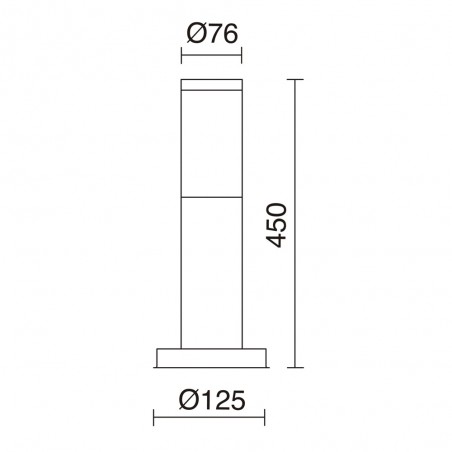 Outdoor Bollard Lamp Abrego