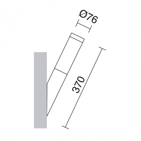 Aplique de pared de exterior Abrego