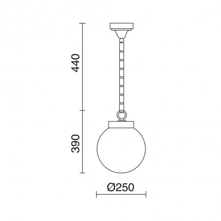 Outdoor Pendant Lamp Boom S