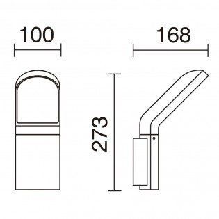 Outdoor LED Wall Lamp Castello (10W)