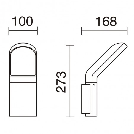 Outdoor LED Wall Lamp Castello (10W)