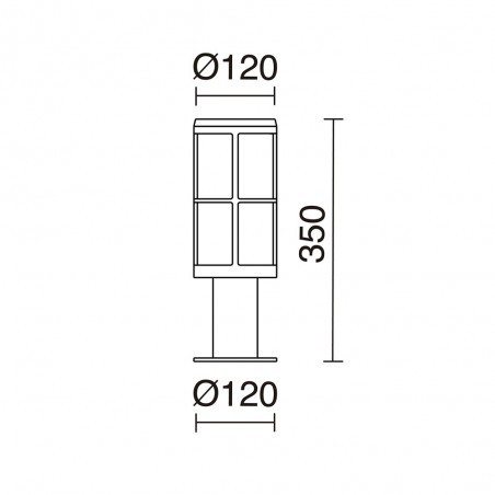 Baliza de exterior Lug