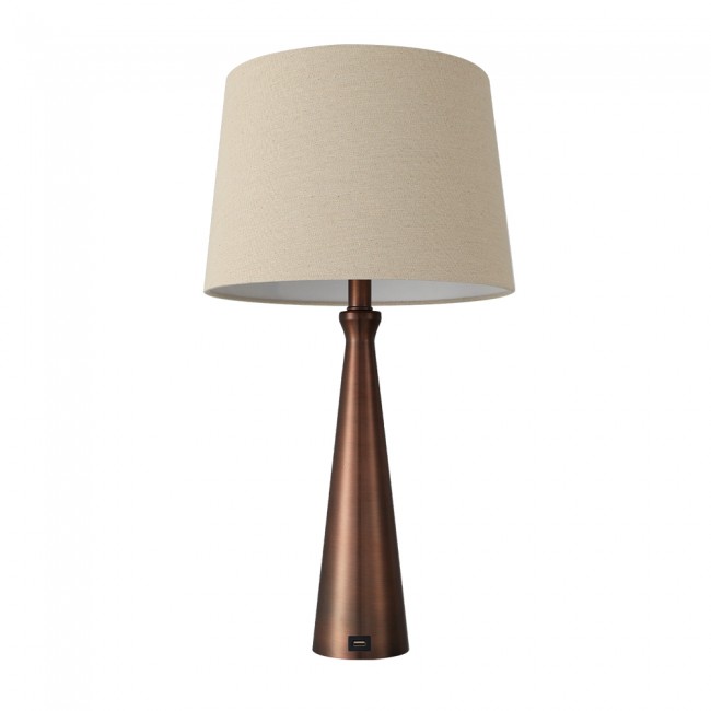 Table lamp with USB Pearl