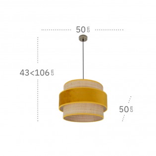 Pendant lamp Reyes 50