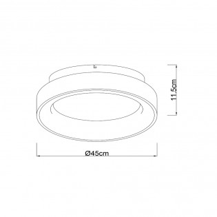 LED Ceiling Flush Light Mirage (33W)