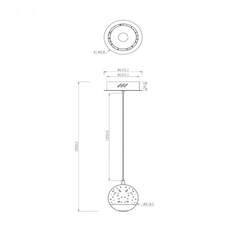 LED Pendant Lamp Sentubal (6.3W)