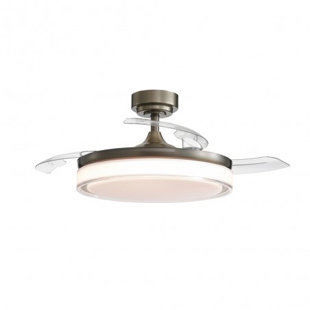 Ventilador LED con aspas plegables Oroel Cuero CCT (45W)