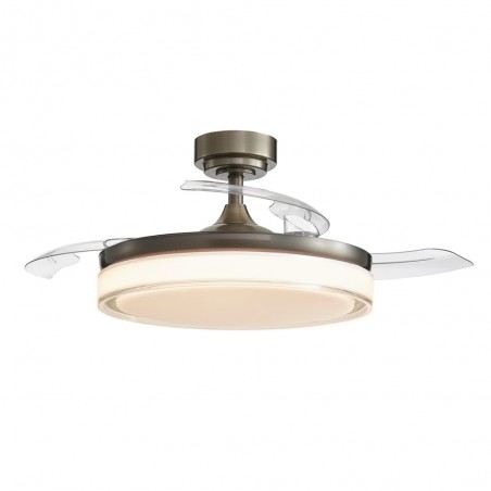 Ventilador LED con aspas plegables Oroel Cuero CCT (45W)