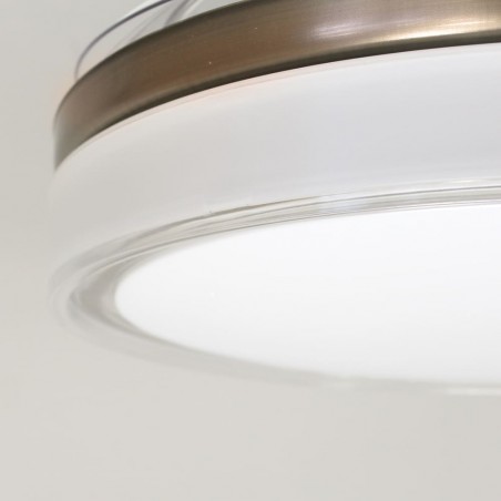 Ventilador LED con aspas plegables Oroel Cuero CCT (45W)
