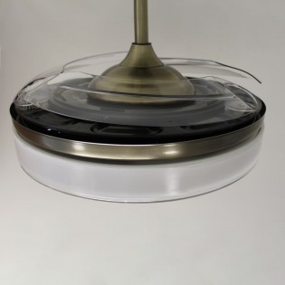 Ventilador LED con aspas plegables Oroel Cuero CCT (45W)