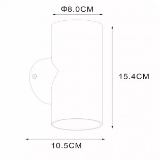 Aplique de pared Bondi (2 luces)