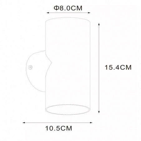Aplique de pared Bondi (2 luces)