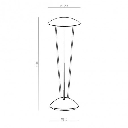 Rechargeable LED table lamp Renee (2.2W)