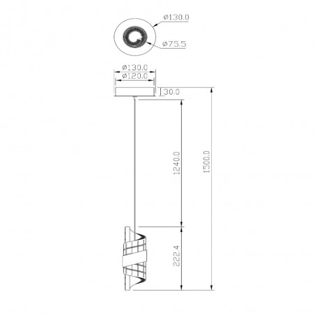 LED Pendant Lamp Kligande (9W)
