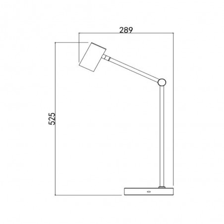 LED Rechargeable Desk Lamp Tipik White (3W)
