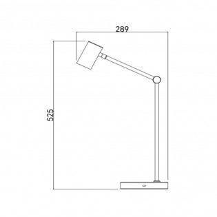 Lámpara de escritorio recargable LED Tipik (3W)