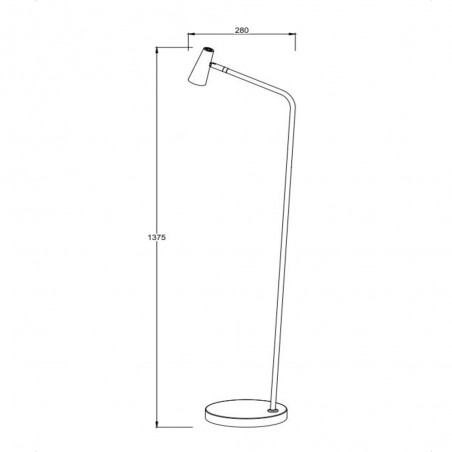 LED Rechargeable Floor Lamp Stirling (3W)