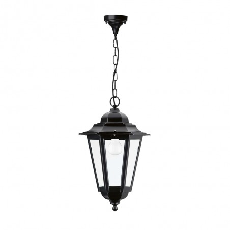 Lámpara colgante exterior Elite 6 Negro