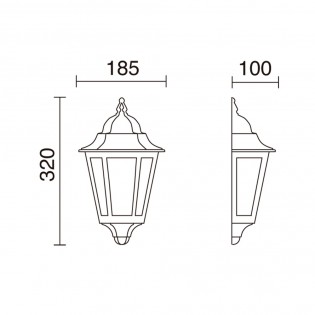 Outdoor Wall Lamp Elite 6