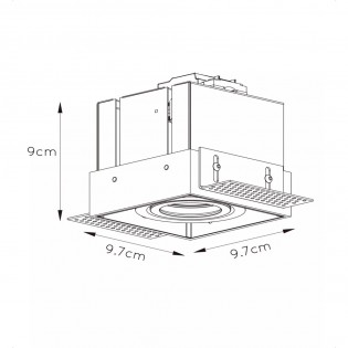 Recessed Ceiling Light Trimless