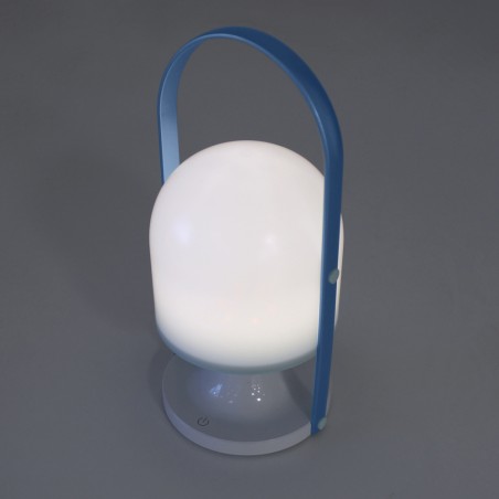 Lámpara portátil recargable LED Laberis Azul (2.5W)