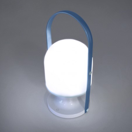 Lámpara portátil recargable LED Laberis Azul (2.5W)