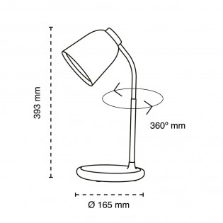 LED Desk Lamp Hadar CCT Dim (4W)
