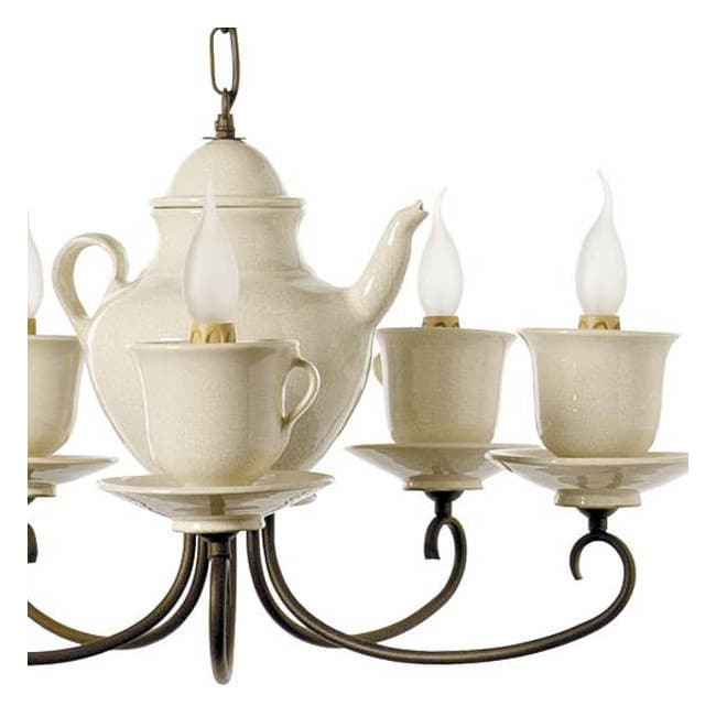 Chandelier Teapot-cups (3 lights)