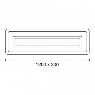 Plafón de techo LED Cryn 3CCT Smart (160W)