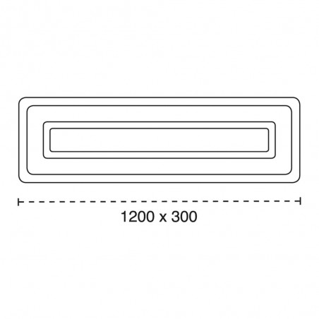 Plafón de techo LED Cryn 3CCT Smart (160W)