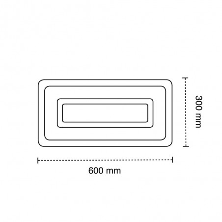 LED Flush Light Cryn 3CCT Smart (102W)