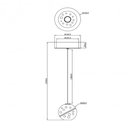 LED Pendant Lamp Dilenko (4.2W)