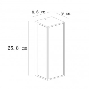 Aplique de pared de exterior Dukan