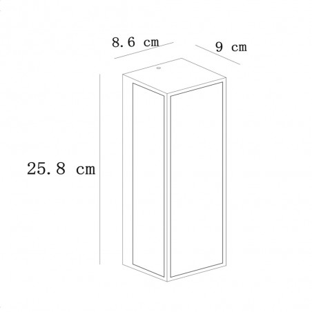 Aplique de pared de exterior Dukan