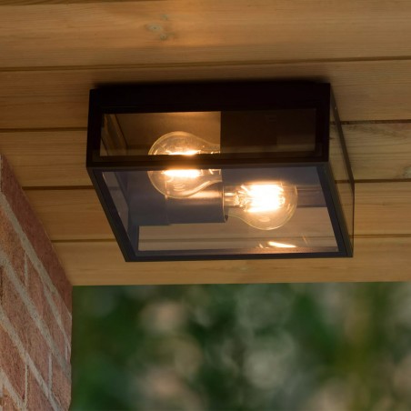 Plafón de techo de exterior Dukan (2 luces)