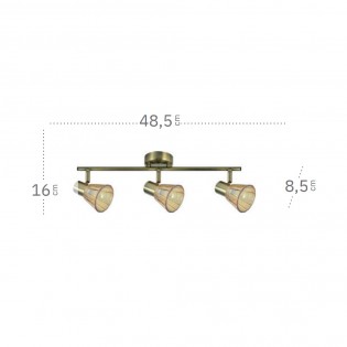 Ceiling track light Cooper (3 Lights)