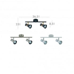 Ceiling track light Maximo (2 Lights)