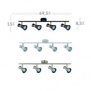 Ceiling track light Maximo (4 Lights)