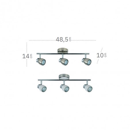 Ceiling track light Chacho (3 Lights)