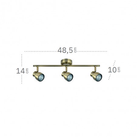 Ceiling track light Chacho III